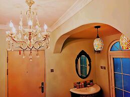 Avatar Green Queen Round Bed High Rise View Futian