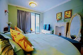 Avatar Green Queen Round Bed High Rise View Futian