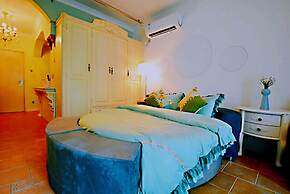 Avatar Green Queen Round Bed High Rise View Futian