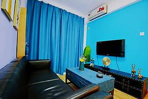 Avatar Blue Fantasy Large Queen Bed Center Futian