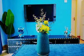 Avatar Blue Fantasy Large Queen Bed Center Futian