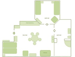 Poduszka Apartamenty Zielony Dom