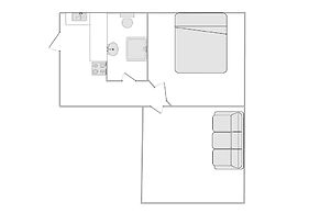 Cozy One-bedroom Apartment in Copenhagen Downtown