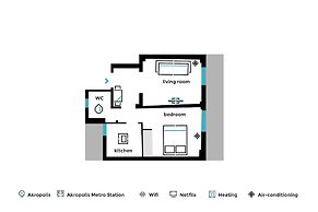 UPSTREET Hidesign Acropolis Apartment