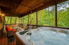 Crooked Pine Cabin With Swing and Hot Tub on the Deck by Redawning