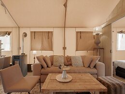 Cozy Tent Lodge in Pittem With Veranda,barbecue