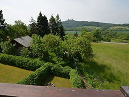 House With the Pool and Fenced Garden, Great View at Trosky Castle