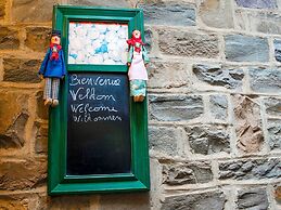 A Small Studio of a Nature Stone House