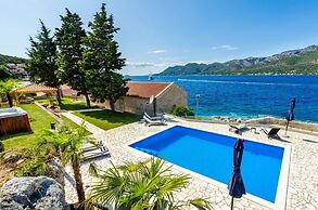 Beachfront Villa Gabriela with Pool