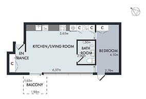 Sanders Keep - Chic 1-bdr Apt in Modern Nordhavn