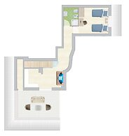 Apartment 30 Meters From the sea With 8 Beds With Full sea View