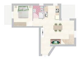 Apartment 20 Meters From The Sea 7 Beds With Small Sea View