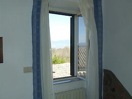 Blue House Near Bagnoregio-overlooking the Umbrian Mountains and Tiber
