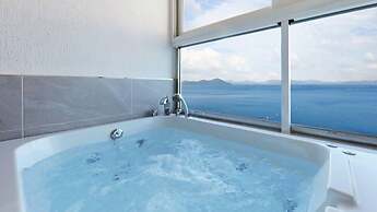 Blue and white pension