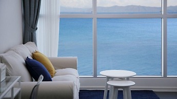 Blue and white pension