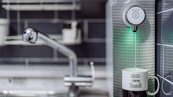 Blue and white pension