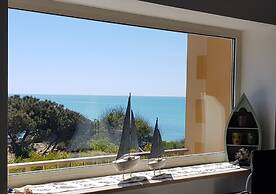 Sitting on the beach