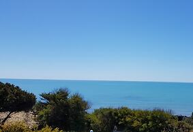 Sitting on the beach