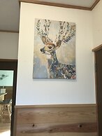 A calm house in the woods