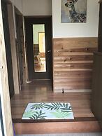 A calm house in the woods