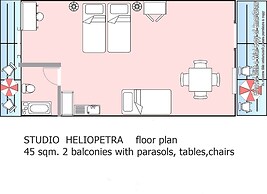 Heliopetra Studios, Small Village Close to Beaches