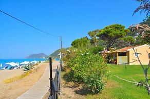 Beachfront Holiday House Yannis on Agios Gordios Beach in Corfu