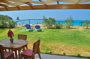 Beachfront Holiday House Yannis on Agios Gordios Beach in Corfu