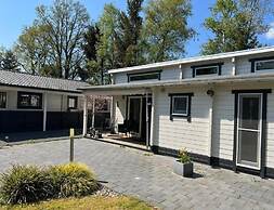 Chic Forest Lodge With Sauna