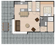 Gorgeous Chalet With Dishwasher in Noordwijk, Near the Sea