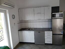 Apartment for 4 Guests Near the Beach in Biograd, Lovely Garden Modern