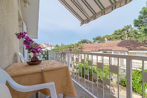 Apartment for 4 Guests Near the Beach in Biograd, Lovely Garden Modern