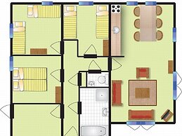 Well-kept Bungalow With Dishwasher Near the Beach