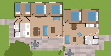 Detached Combined Bungalow with Garden near Veluwe