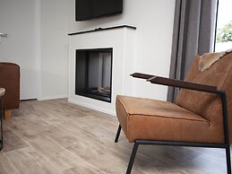 Chalet With a Decorative Fireplace