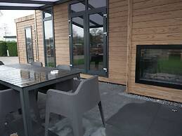 Chalet With a Decorative Fireplace