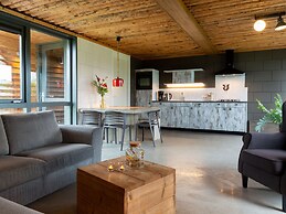 Ecological Bungalow With a Decorative Fireplace, on a Farm