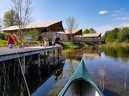 Lovely Tent with Kitchen & Bathroom Located near Pond