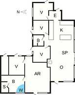 5 Star Holiday Home in Hals