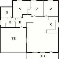 6 Person Holiday Home in Romo