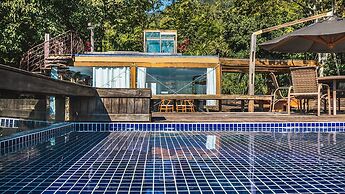 Glass house - sofisticação em Ilhabela