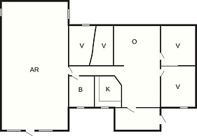 8 Person Holiday Home in Orsted
