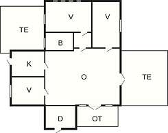 8 Person Holiday Home in Romo