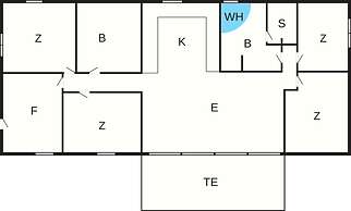 8 Person Holiday Home in Glesborg