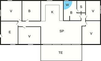 8 Person Holiday Home in Glesborg