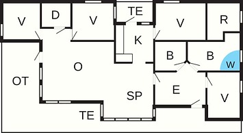 Spacious Holiday Home in Fjerritslev near Beach