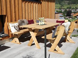 Chalet by the ski Lift With Balcony and Sauna