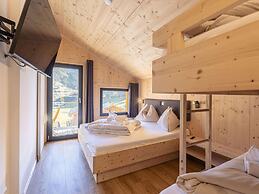 Chalet by the ski Lift With Balcony and Sauna