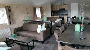 Chalets With a Bathroom, Near a Pond