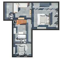 Country House With Fireplace at Bedafse Bergen