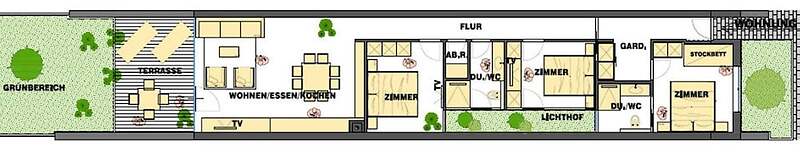 Modern Apartment With Garden, With Access to Sauna